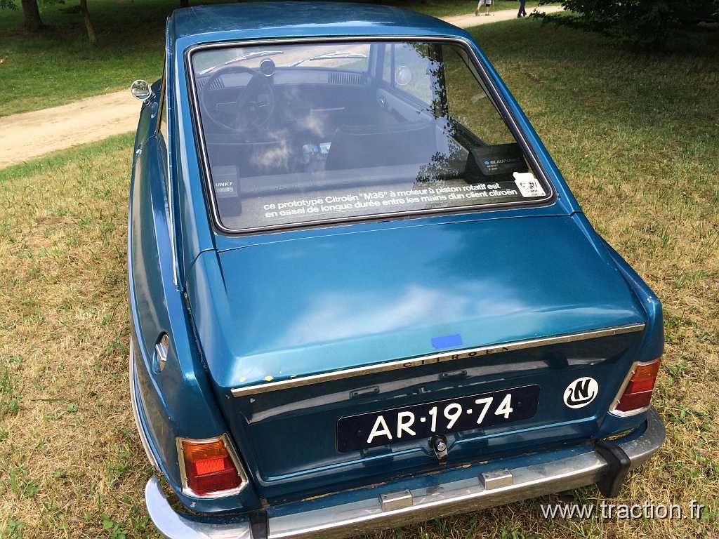 IMG_5903.JPG - Retro'meuse Auto à Madine, le 13 et 14 Juin 2015, Citroën M35 à piston rotatif