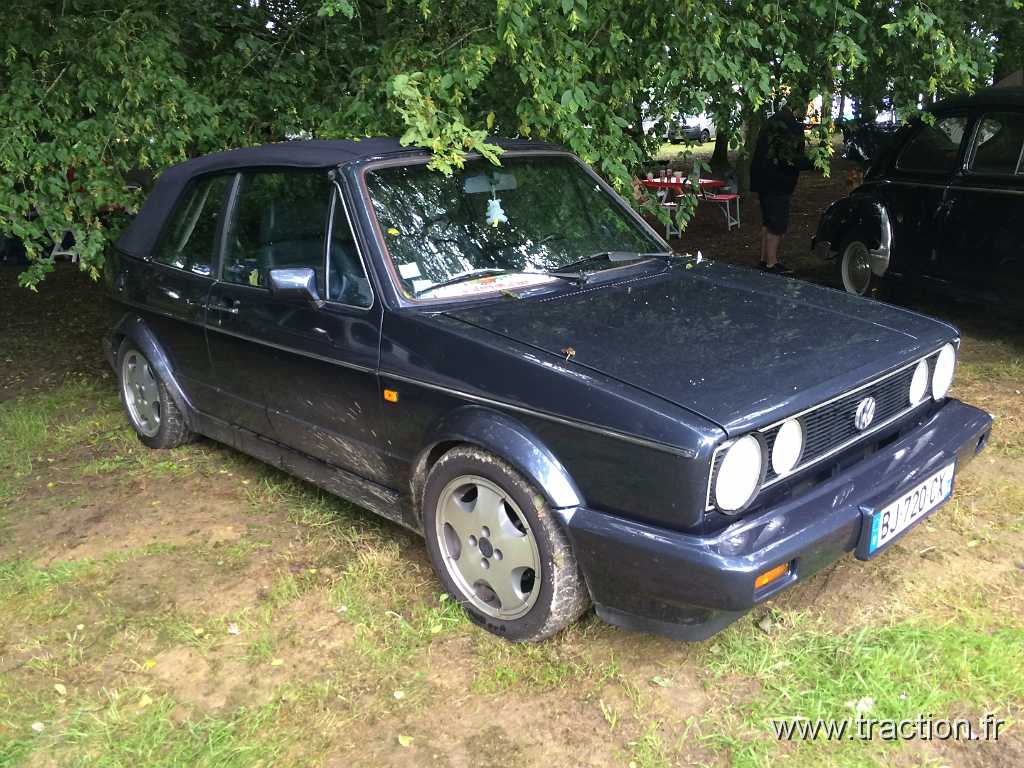 IMG_0107.JPG - RETRO MEUS'AUTO - Lac de Madine - Volkswagen Golf Cabriolet MK1
